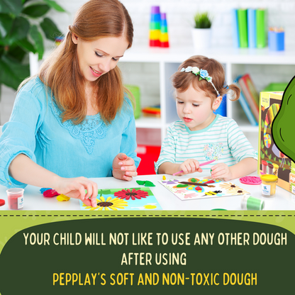 PEPPLAY DOUGH ART KIT - NATURE
