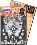 PEPPLAY VELVET COLOURING POSTERS - YOGA