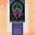 PEPPLAY VELVET COLOURING POSTERS - YOGA