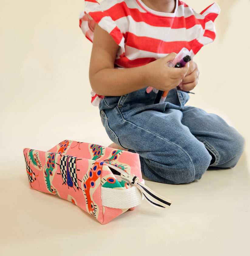POUCH - Pencil Organizer - Wiggle Pink