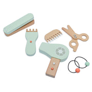 Playbox Comb & Shine - Wooden Kids Hair Salon Playset, Wooden Hair Styling Toys for Kids | Kids Barber Playset, Beauty Salon Fashion Pretend Play Set (Set of 1)