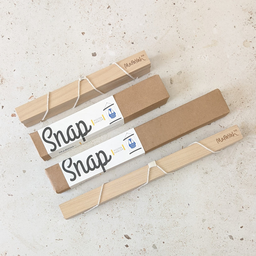 SNAP - Magnetic Poster Hanger - A3 (12") Grey