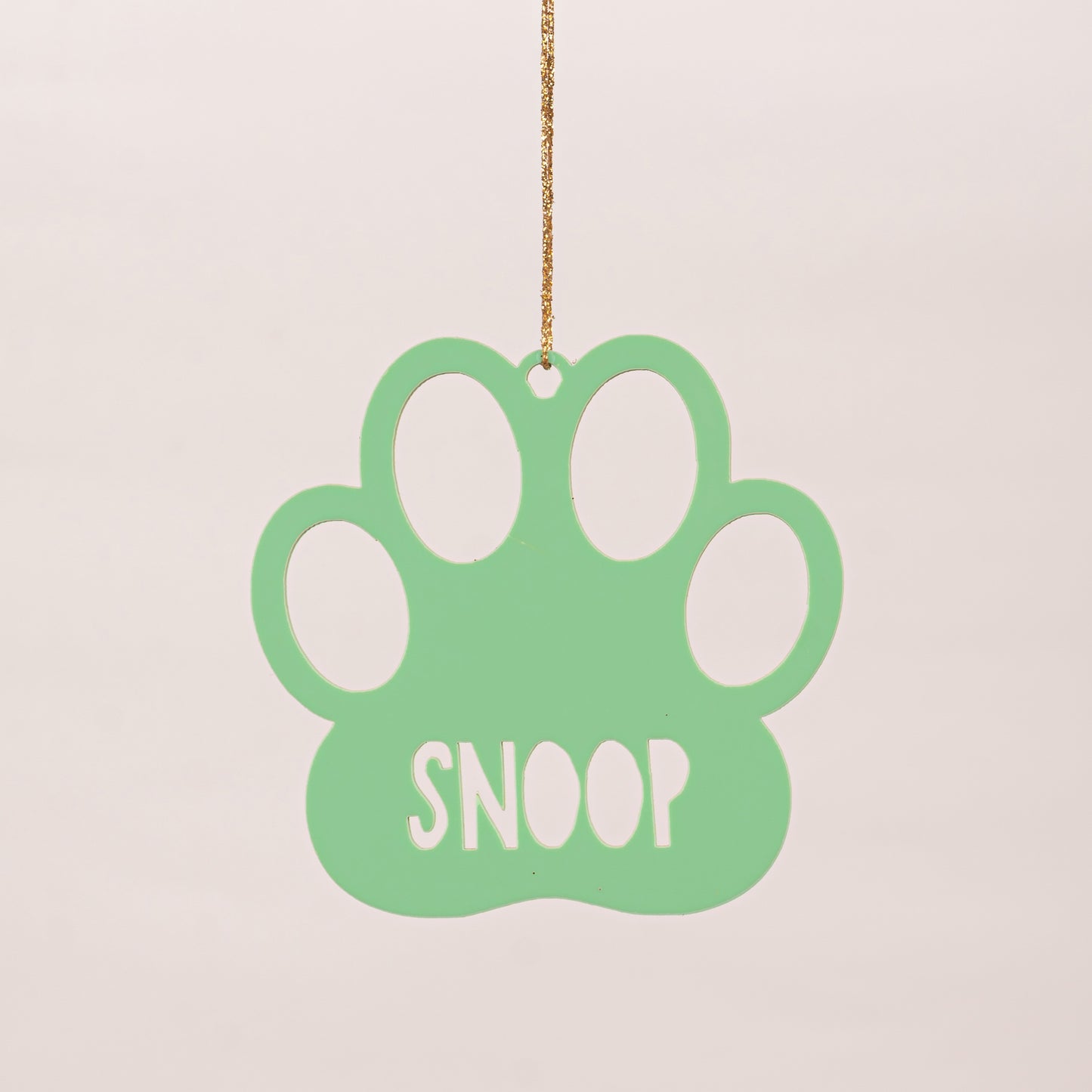 Personalised Tree Ornament Xmas Shape | Paw