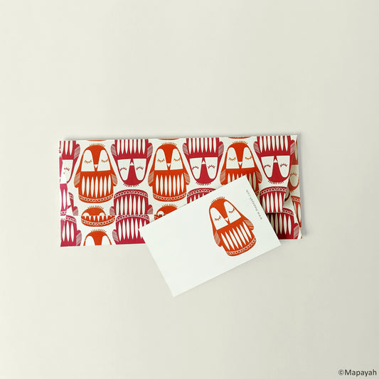 GIFT - Gift Envelopes - Penguin Pink