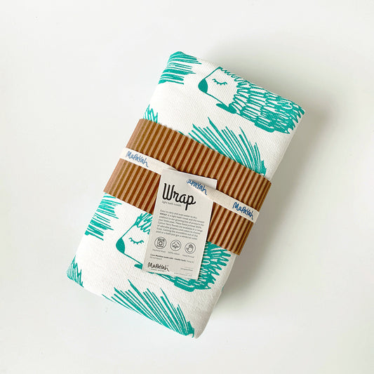 WRAP - Bath Towel - Porcupine Green