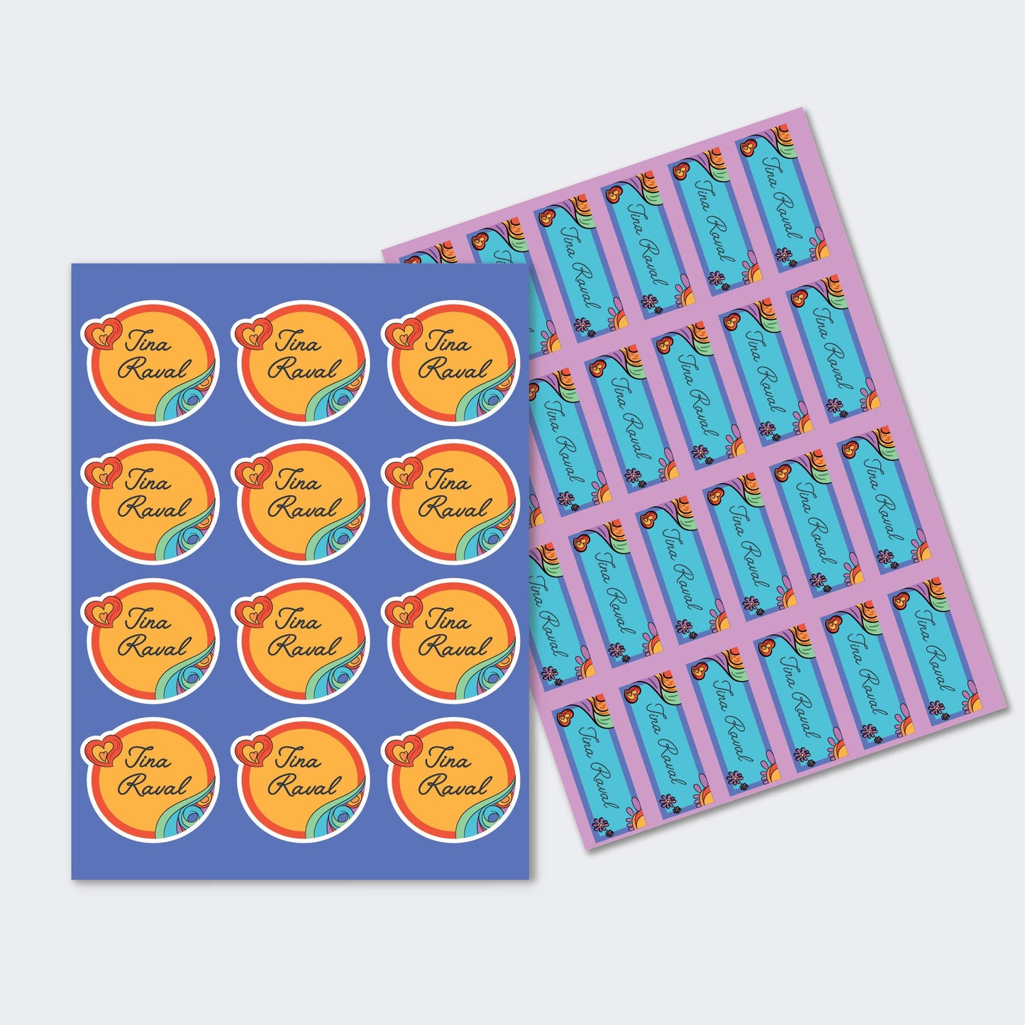 Sticker Sheet - Set of 2 - A4 Size