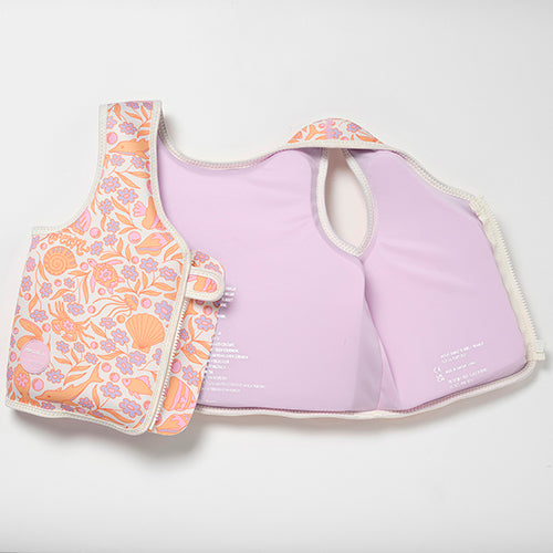 Kids Swim Vest 3-6 Ocean Magic Pink