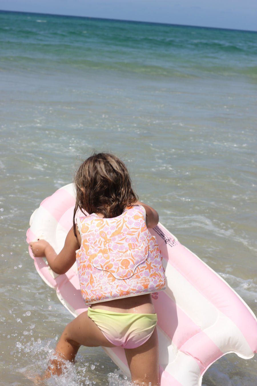 Kids Swim Vest 3-6 Ocean Magic Pink