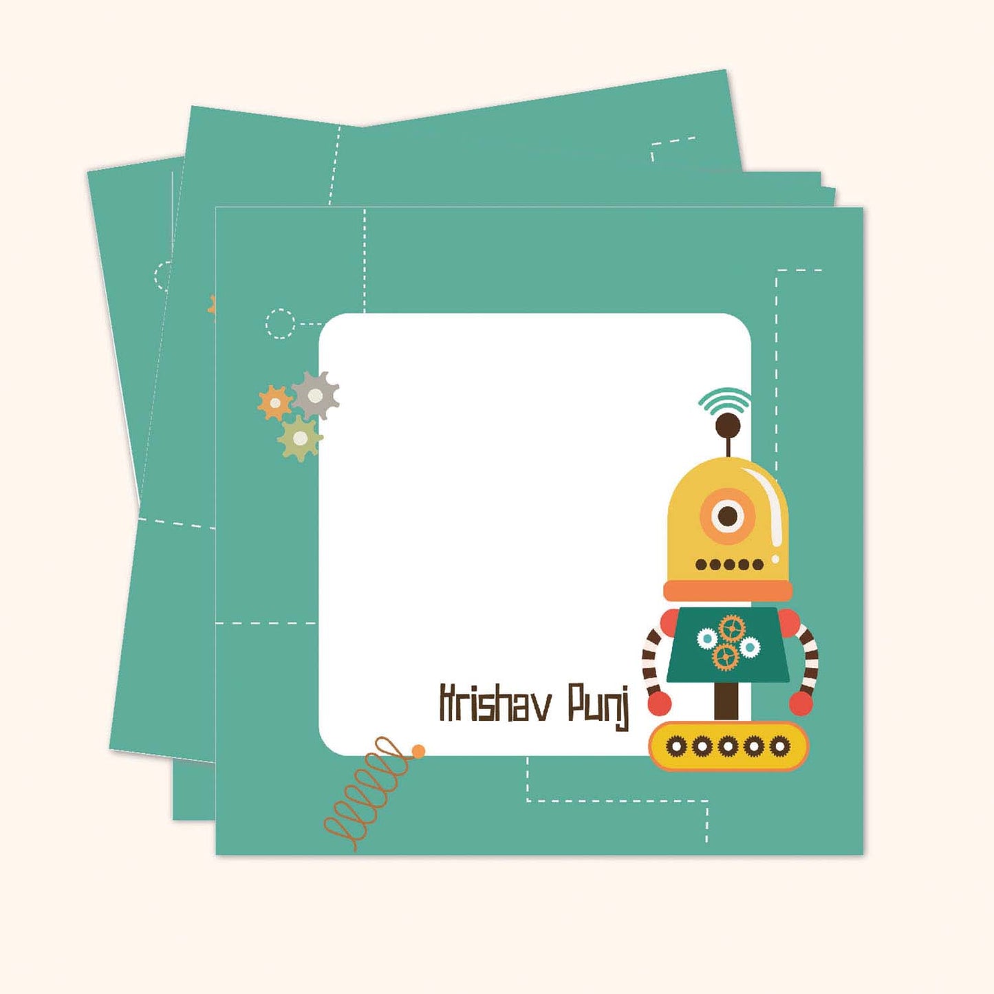 Square Gift Tags - Set of 24 | Personalised