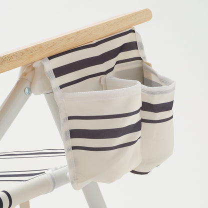 SUNNYLiFE teal color stripes print Deluxe Beach Chair Casa Fes