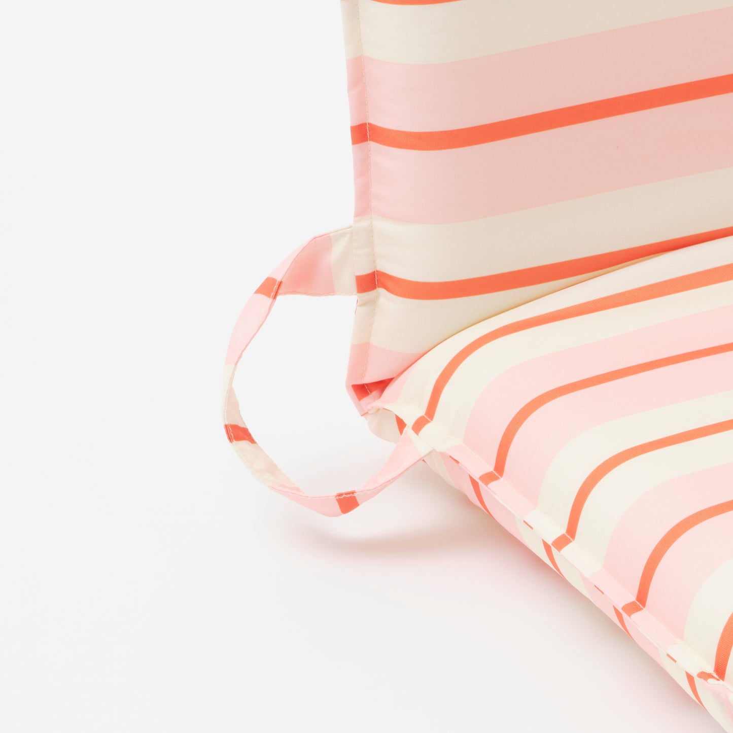 Folding Seat Summer Stripe Strawberry Sorbet