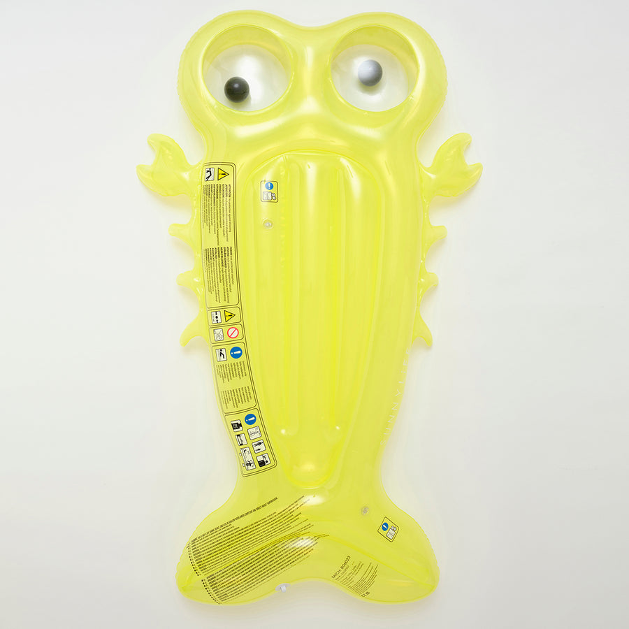 SUNNYLiFE yellow color inflatable Luxe Lie-On Float Sonny the Sea Creature