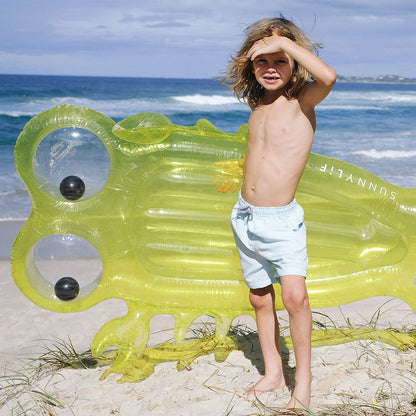 SUNNYLiFE yellow color inflatable Luxe Lie-On Float Sonny the Sea Creature