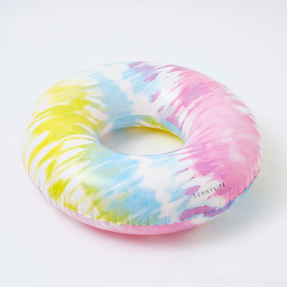 SUNNYLiFE tie dye color inflatable Pool Ring Tie Dye Sorbet