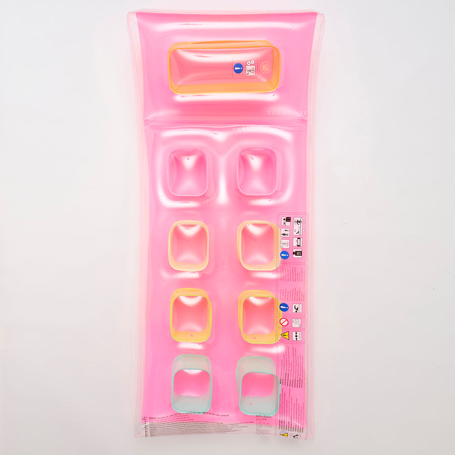 SUNNYLiFE multicolor inflatable Retro Lie-On Flash Back