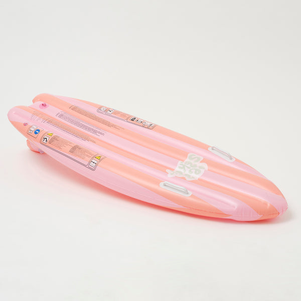 SUNNYLiFE pink color inflatable Ride With Me Surfboard Float Sea Seeker Strawberry