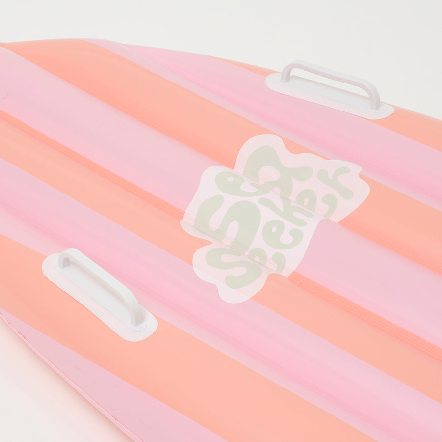 SUNNYLiFE pink color inflatable Ride With Me Surfboard Float Sea Seeker Strawberry