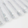 SUNNYLiFE transparent inflatable Glitter Lilo Float Tube