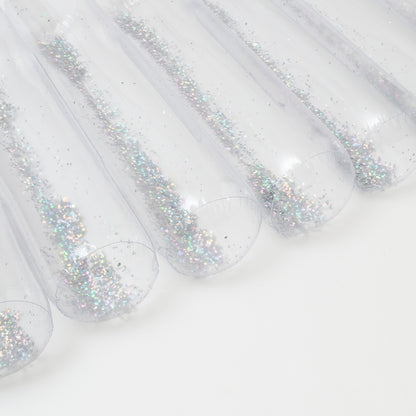 SUNNYLiFE transparent inflatable Glitter Lilo Float Tube