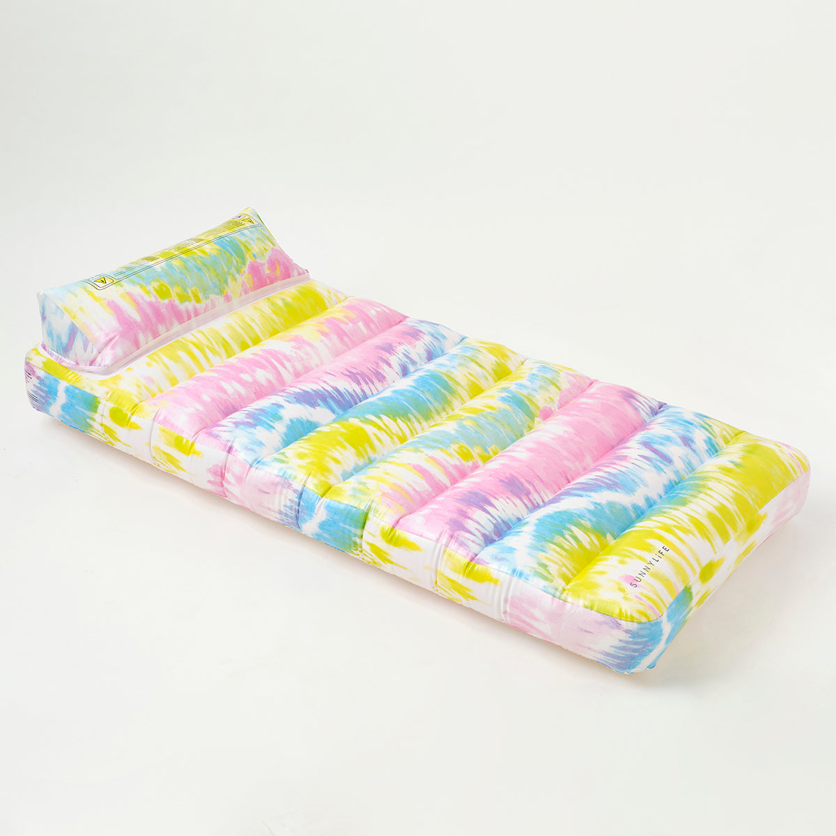 SUNNYLiFE Tie Dye color Lilo Lounger Sorbet