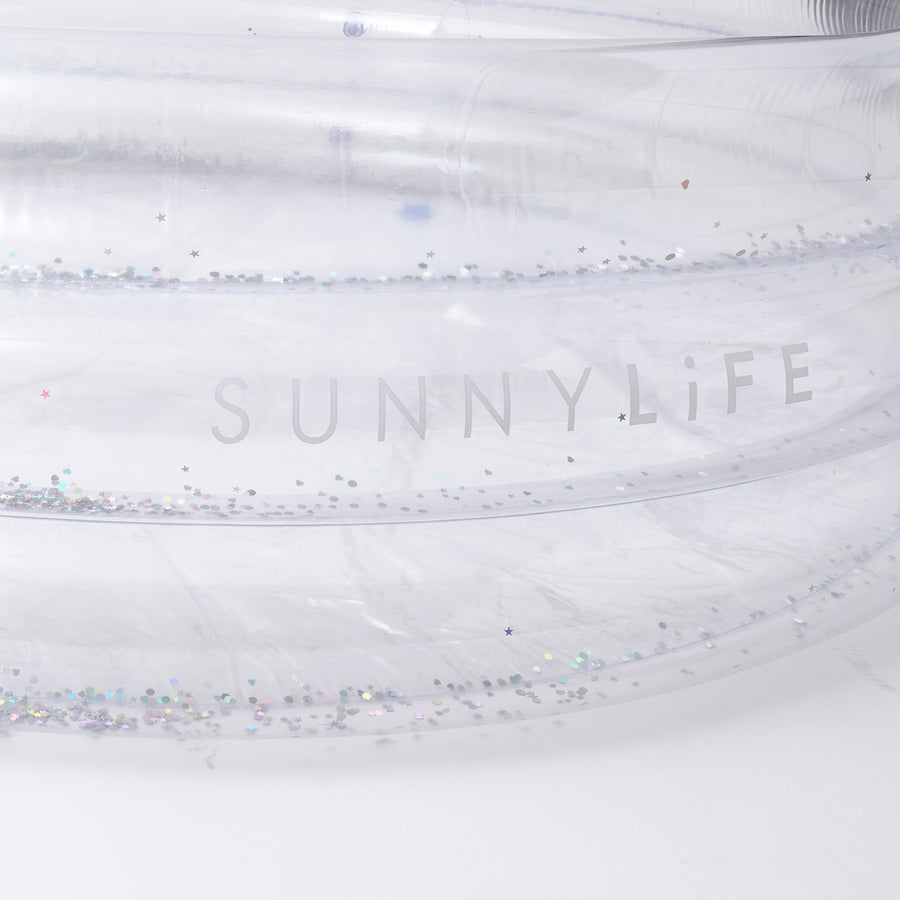 SUNNYLiFE inflatable transparent Glitter Pool