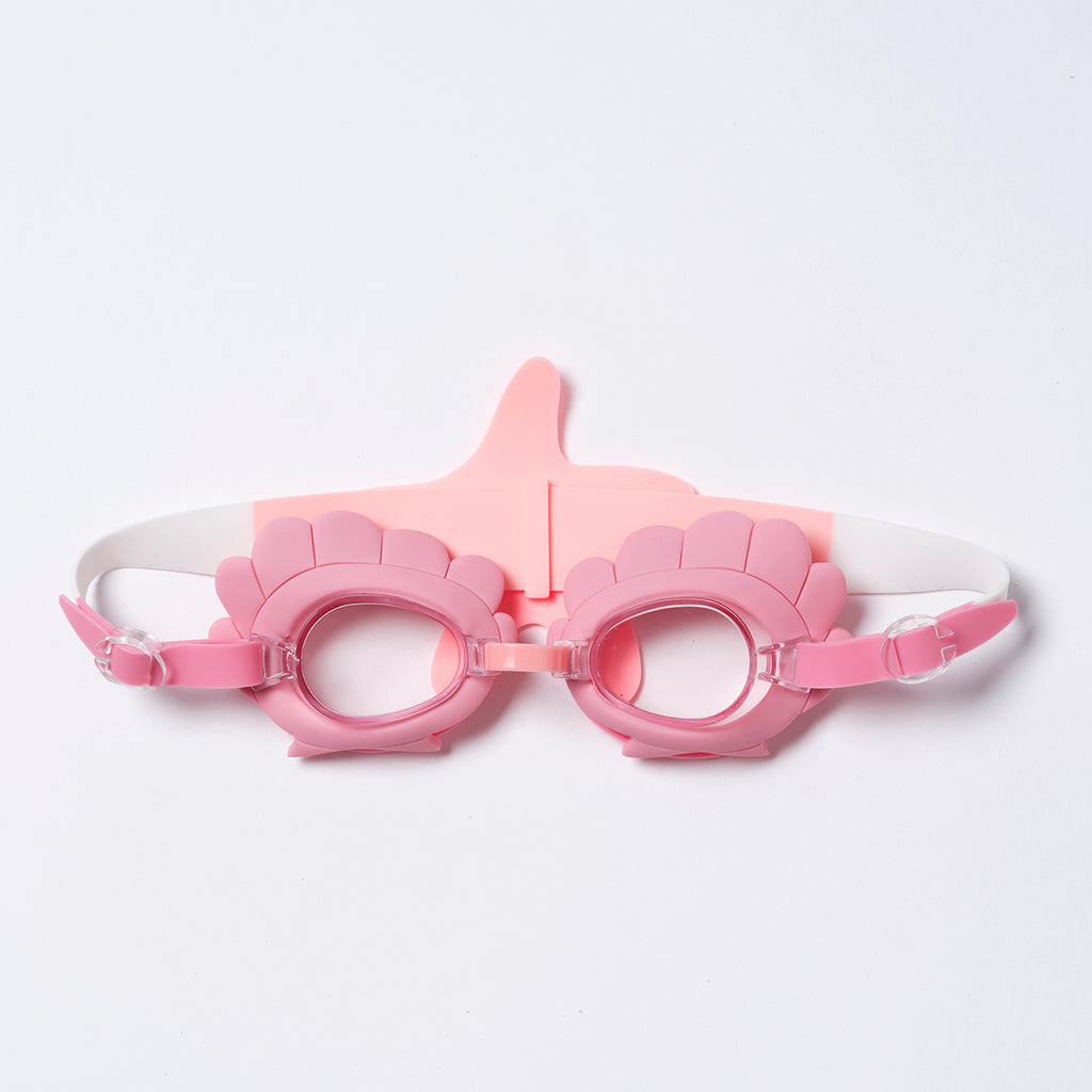 SUNNYLiFE pink color Mini Swim Goggles for kids Ocean Treasure Rose