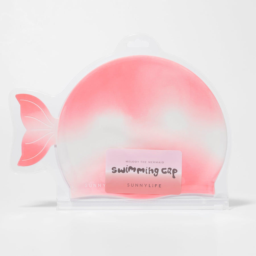Kids Swimming Cap Melody the Mermaid Pink