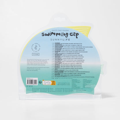 Kids Swimming Cap Salty the Shark Multi