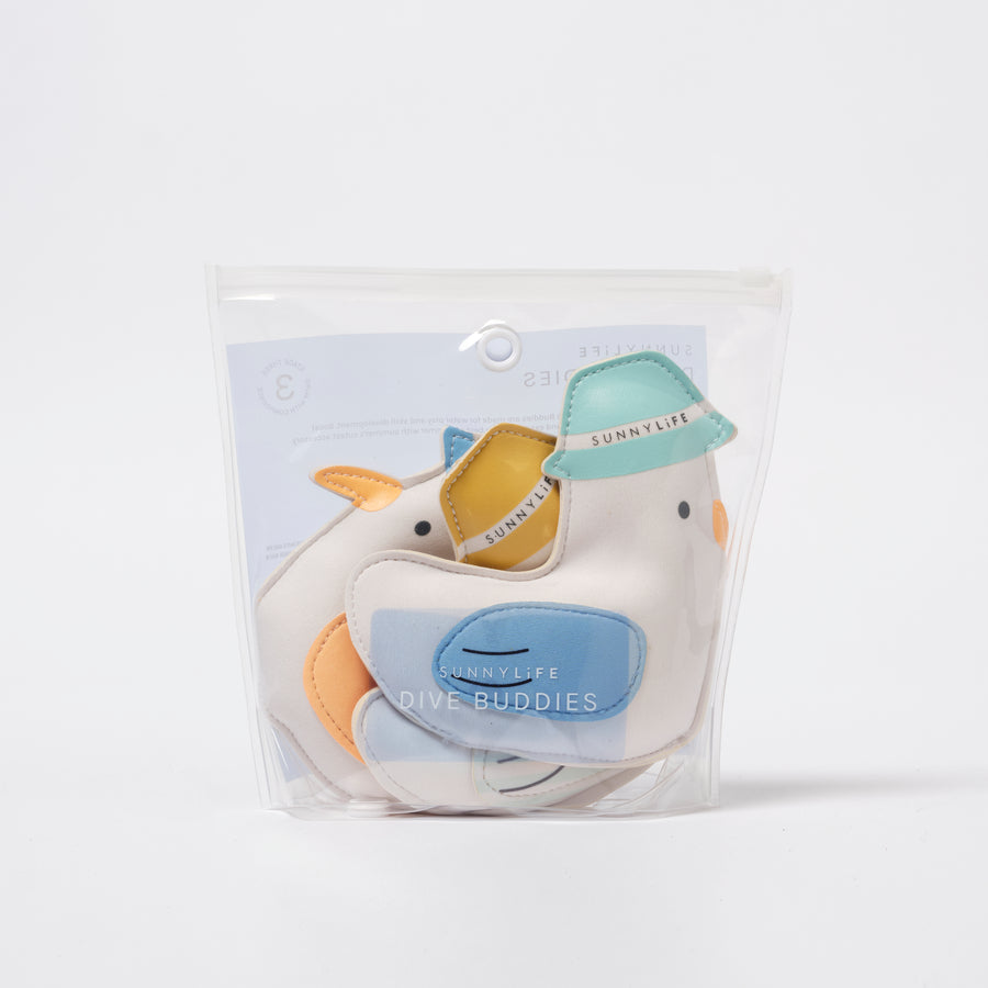 Dive Buddies Sid the Seagull Multi Set of 3