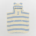 Kids Character Hooded Towel Sid the Seagull Blue Stripe