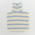 Kids Character Hooded Towel Sid the Seagull Blue Stripe