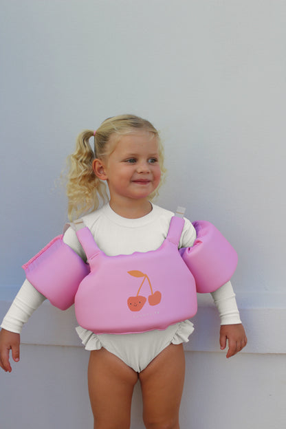 Floatie Jacket 3-6 Years | Cotton Candy Cherry