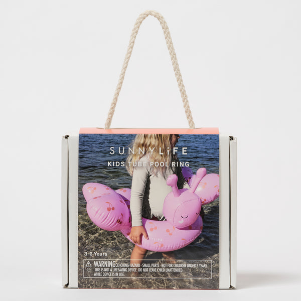 Kids Tube Pool Ring Cotton Candy Cherry