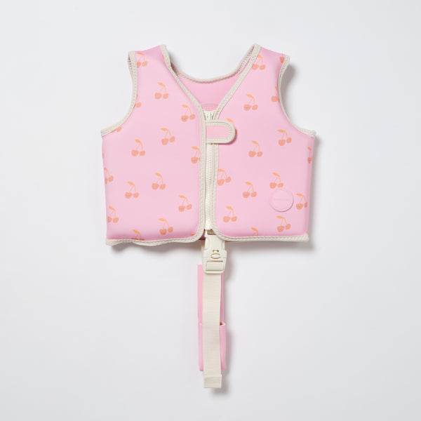 Kids Swim Vest 1-2 Cotton Candy Cherry