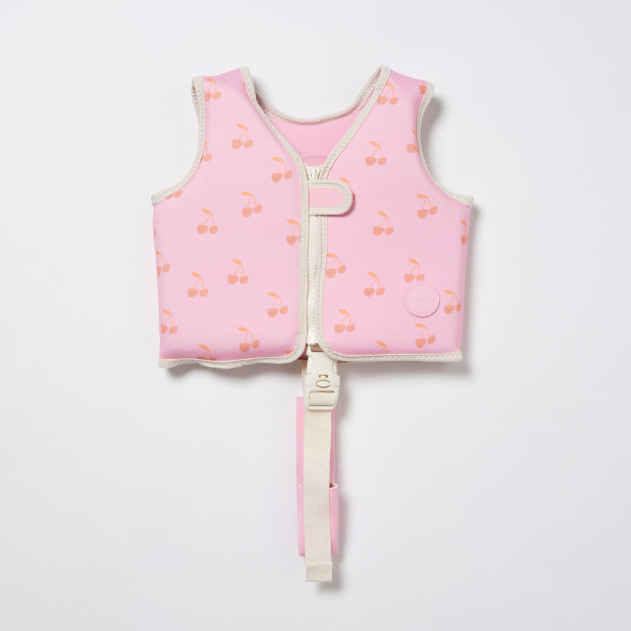 Kids Swim Vest 1-2 Cotton Candy Cherry