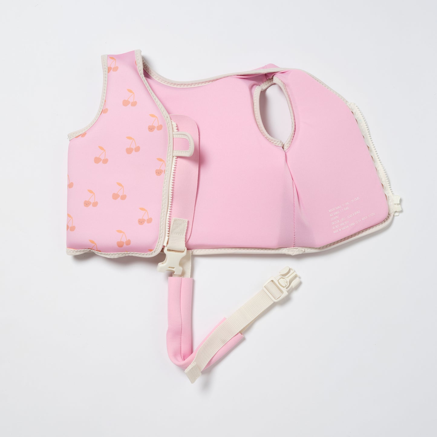 Kids Swim Vest 1-2 Cotton Candy Cherry