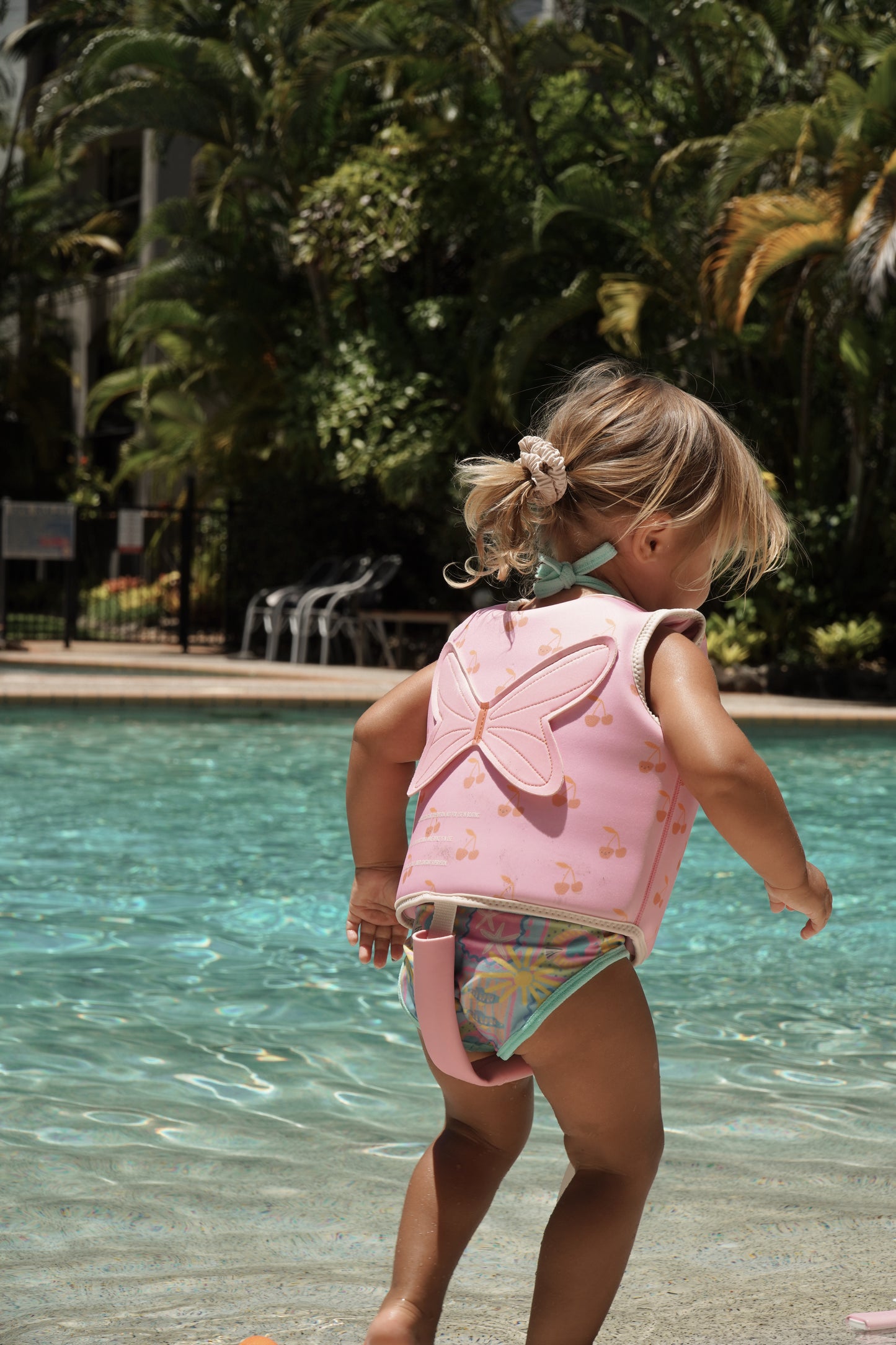 Kids Swim Vest 1-2 Cotton Candy Cherry