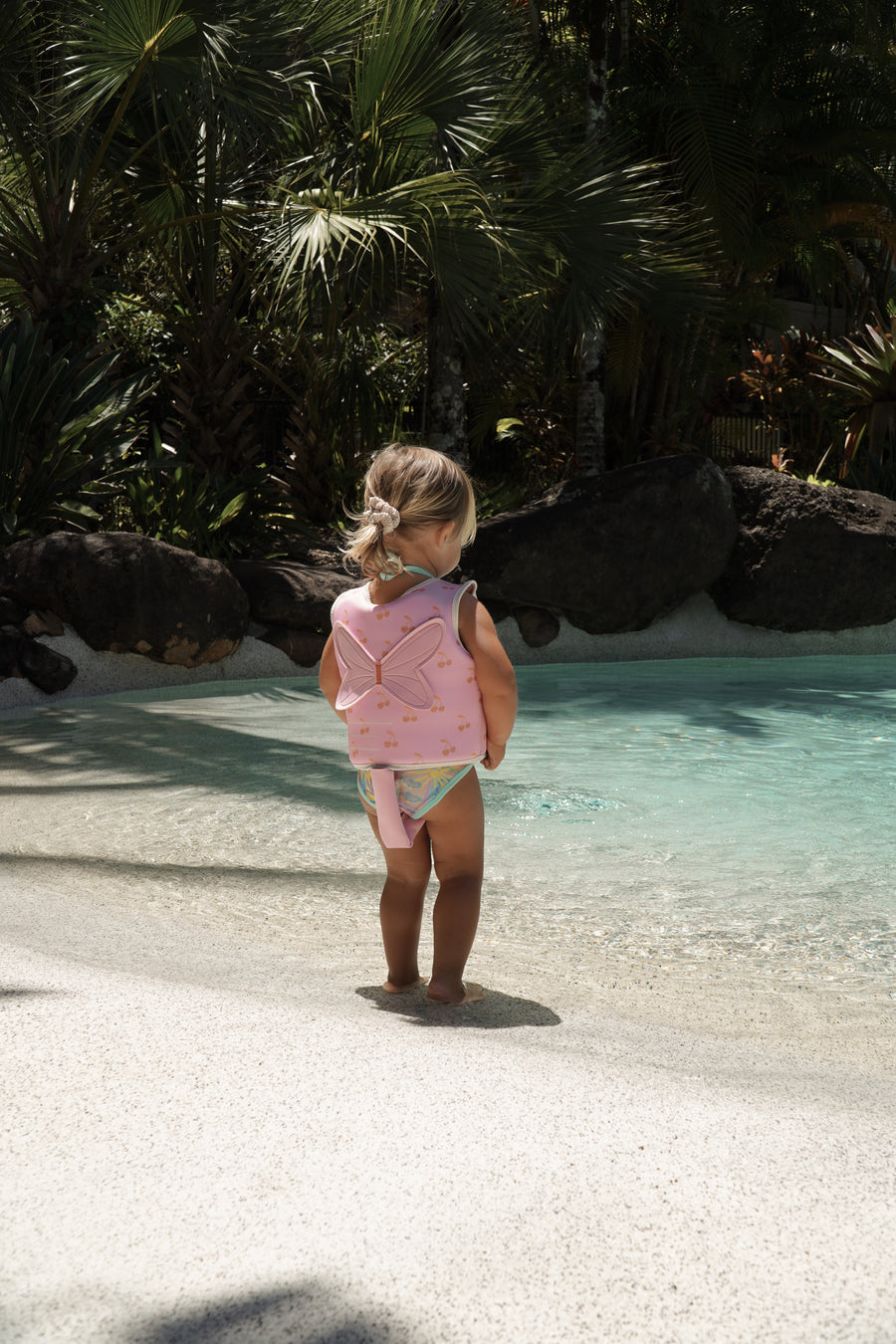 Kids Swim Vest 2-3 Cotton Candy Cherry