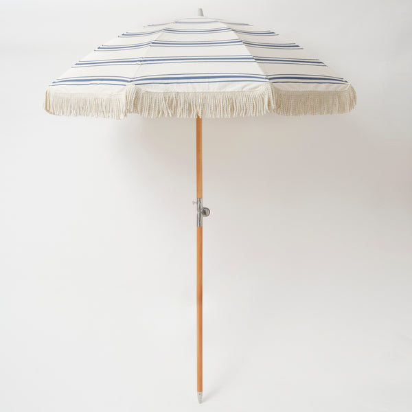 The Resort Luxe Beach Umbrella Coastal Blue