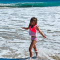 Melody the Mermaid Swim Vest 3-6 Neon Strawberry