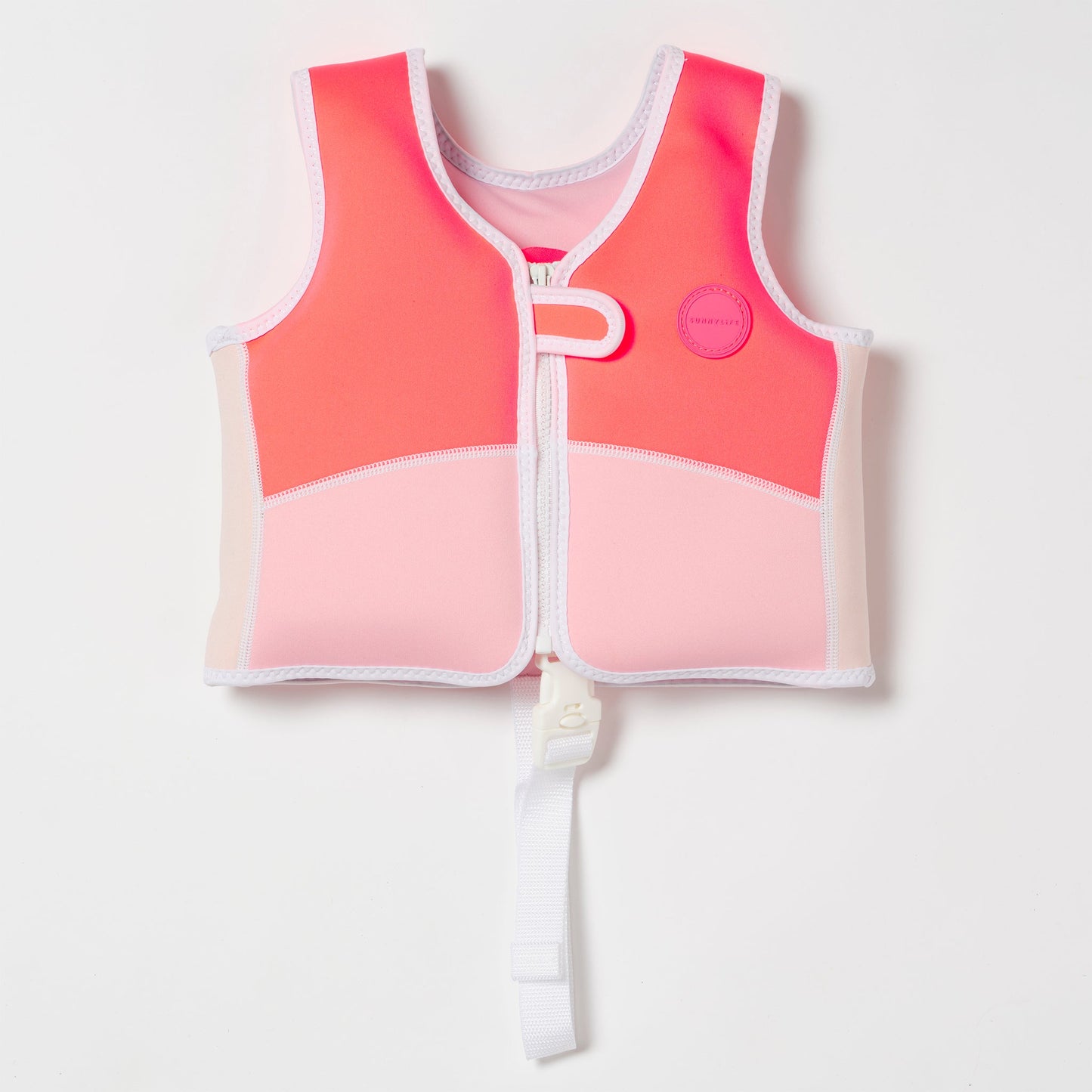 Melody the Mermaid Swim Vest 1-2 Neon Strawberry