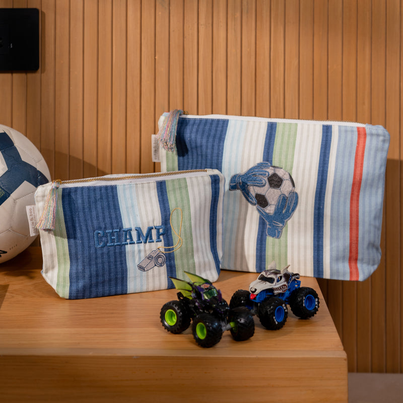 THE GAME PLAN Set of Pouches