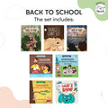 Back to School book set for preschoolers (Set of 7)