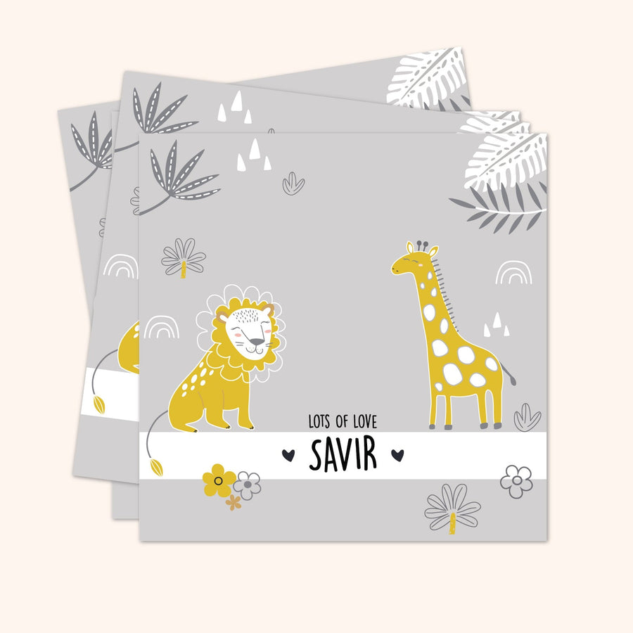 Square Gift Tags - Set of 24 | Personalised