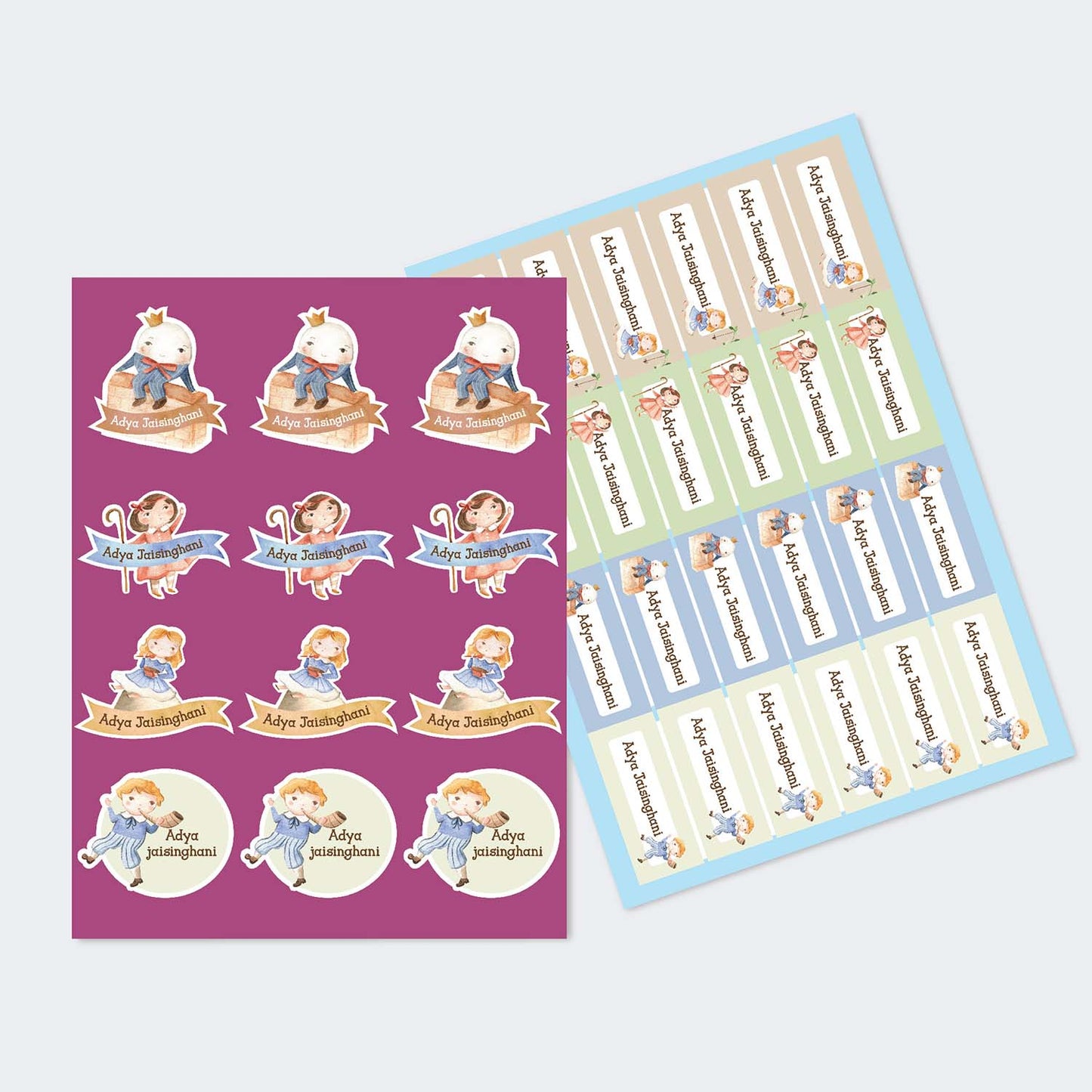 Sticker Sheet - Set of 2 - A4 Size