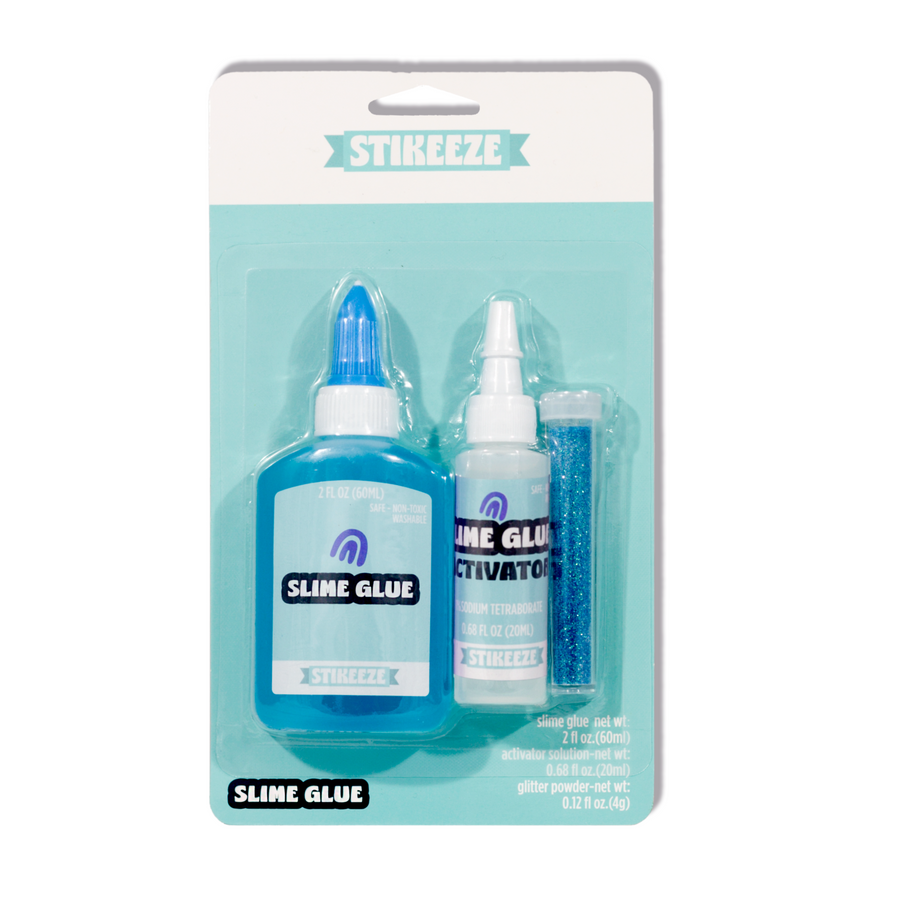 Stiky Note Slime Stikeeze Make-it-Slime | Glitter Blue – Bombay Kids Company