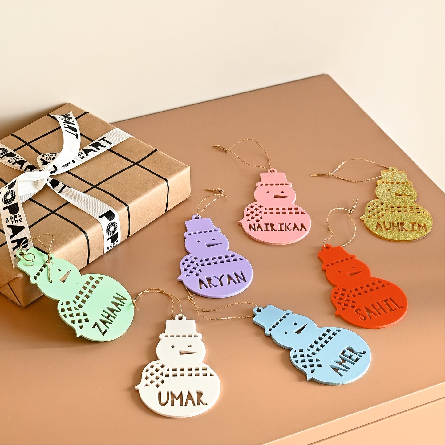 Personalised Ornament Xmas Shape | Snowman