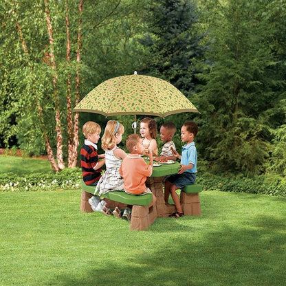 Step2 Picnic Table W Umbrella (Bright)