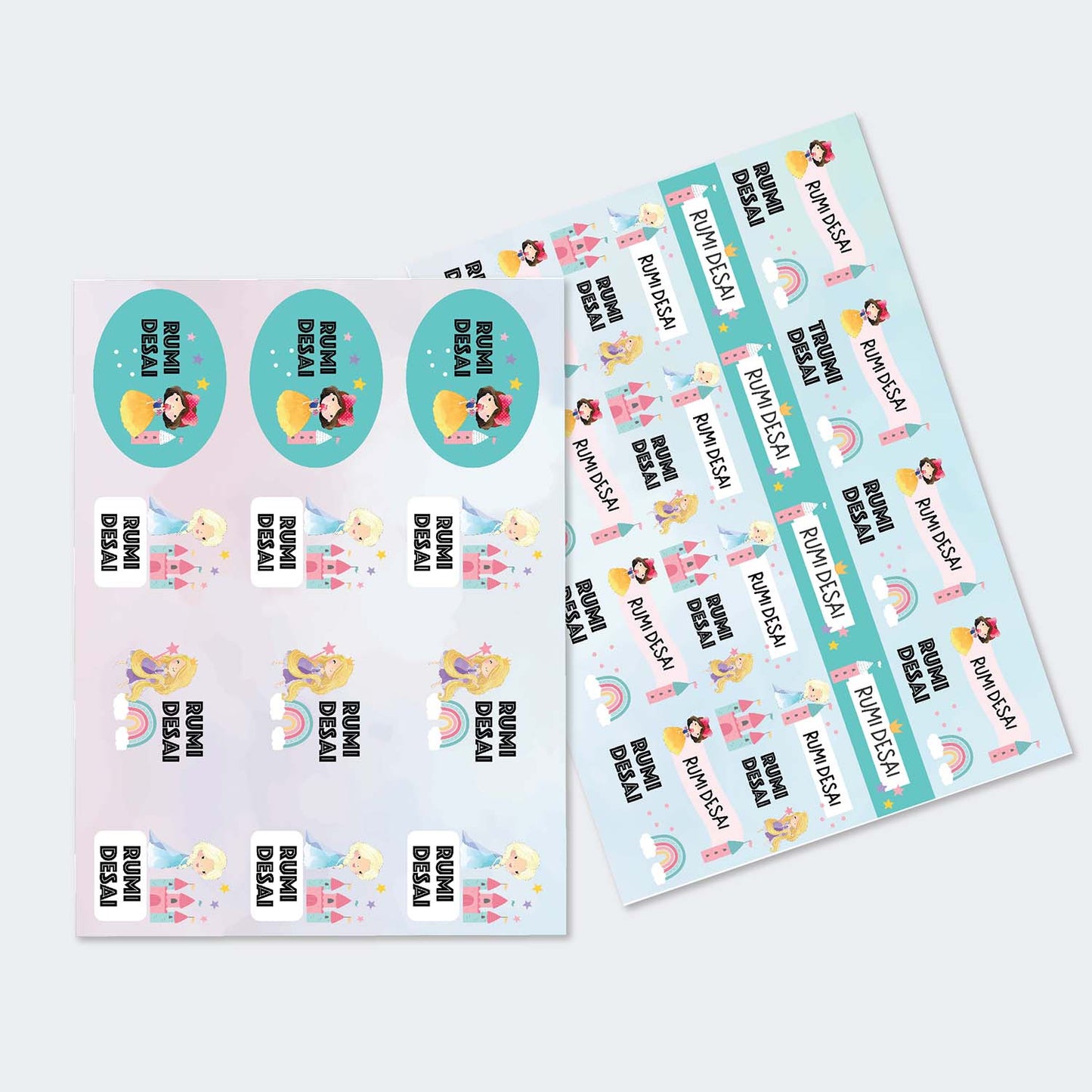 Sticker Sheet - Set of 2 - A4 Size