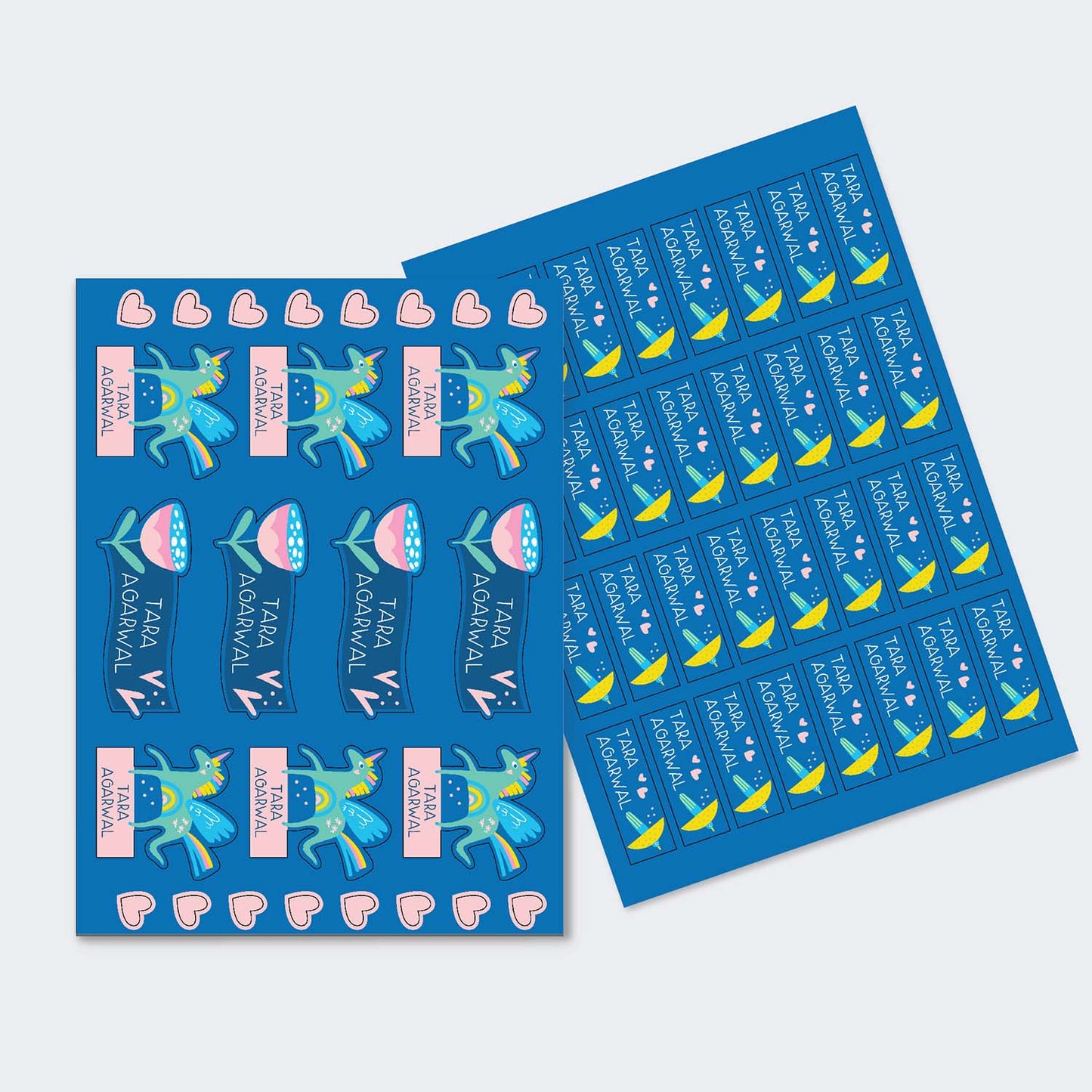 Sticker Sheet - Set of 2 - A4 Size